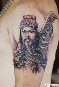 Handsome Guan Erye tattoo