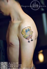 Arm cute sponge baby tattoo