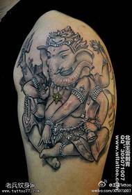 Simbol mudrosti, boga, tetovaža
