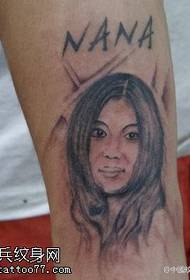 Ruka ljepota portret tetovaža uzorak