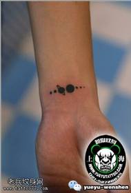 Black gray cosmic tattoo tattoo pattern