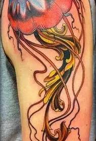 Exquisite jellyfish tattoo