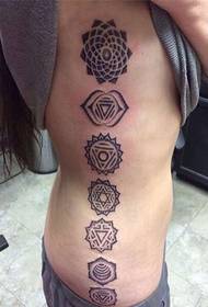 tattoo ຊຸດ totem ແບບຄລາສສິກ