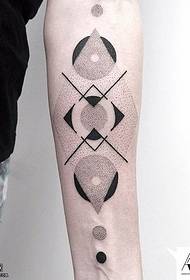 Arm point tattoo graphic tattoo pattern