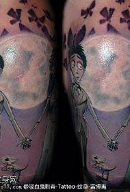 Fantastisk zombie brud tatoveringsmønster