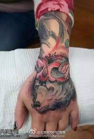 Classic good looking animal tattoo tattoo pattern