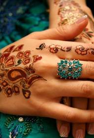 Indian Henna Personality Arm Tattoo