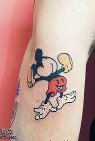 Painted Mickey Tattoo Pattern