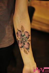 Свіжа троянда рука татуювання малюнок