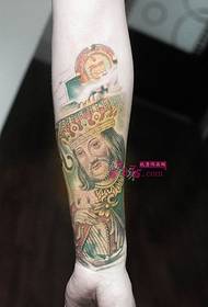 European și American Kings Personalitate Tatuaj cu braț