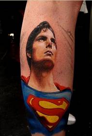Fashion arm personality Superman tattoo pattern recommended picture