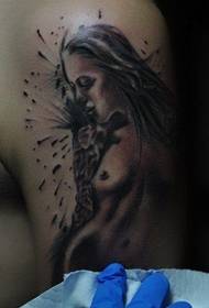 Férfi kar európai és amerikai szépség tetoválás kép