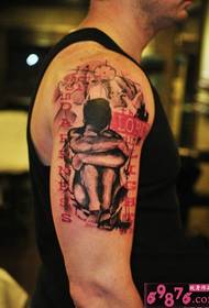 Kreativní design smysl paže osobnost tetování obrázek