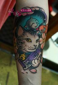 Cute star arm tattoo picture