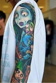 Setšoantšo sa tattoo sa monyaluoa oa Arm zombie