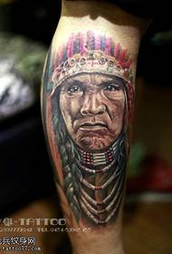 Frown mkpọchi akpọrọ Maori tattoo