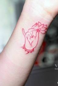 Wonderful Xiao Buddha Hand Tattoo Pattern