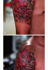 Gentle Weiwulong Tattoo Pattern