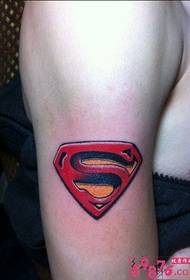Superman logo arm tattoo pictures