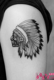 Girl arm indian avatar tattoo picture