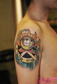 One Piece Sunshine Sign Arm Tattoo Picture