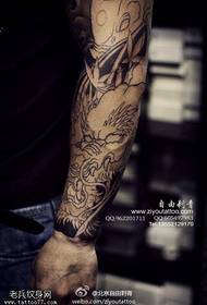 Xianglong flower arm domineering tattoo pattern