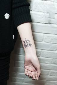 Slika osobne tetovaže ruke Vaga