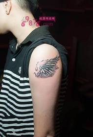 Fresh little wings arm tattoo picture