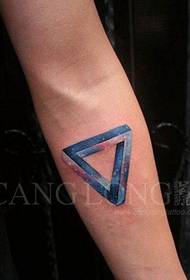 Gambar pola tato bintang lengan