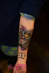 Foto di tatuaggio braccio carino orso carino