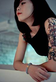 Personality beauty arm fashion tattoo pictures