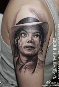 Foto realista di u mudellu di tatuaggi di Jackson