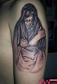 Evil character arm tattoo picture