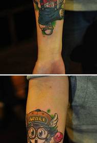 Mielas Ala Lei rankos mados tatuiruotės paveikslas