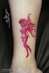 Patró de tatuatge de elf vermell de braç vermell