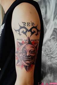 Arm sun god and capricorn totem picture