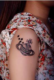 Beauty arm classic fashion good looking cartoon tattoo pattern picture