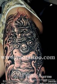 Model de tatuaj Qitian Dasheng Sun Wukong dominator braț