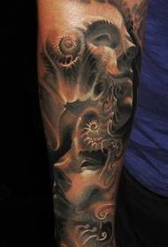 Polish tattoo artist piotr dedel's arm tattoo