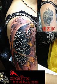 Tetovaža - prekrivanje lignje djeluje