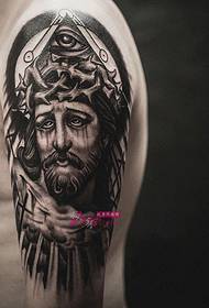 Europe and America Jesus Creative Arm Tattoo Picture