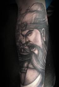 Arm domineering Guan Erye tattoo