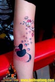 Arm panda chick tattoo pattern