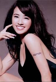 Jolin Tsai Arm Swan Tattoo