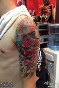 Big arm color like tattoo picture