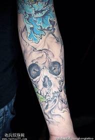 Arm, European, American, Peony, Tattoo Pattern