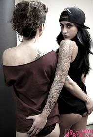 Sister arm totem tattoo picture