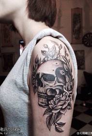 Arm, European, American, Rose, Tattoo Picture