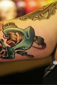 Kar színű tetoválás gép tetoválás minta