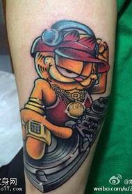 Arm color garfield tattoo picture